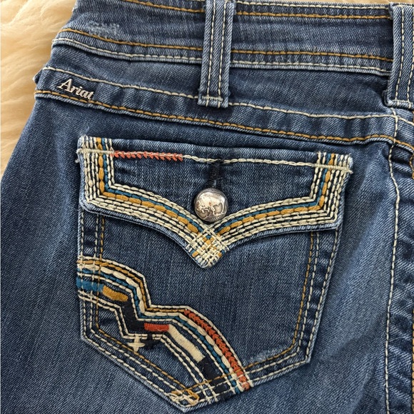Ariat Ruby Bootcut Perfect Rise Embroidered Jeans - Picture 4 of 12